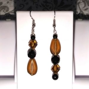 3/$30 Black Brown Mismatch Earrings